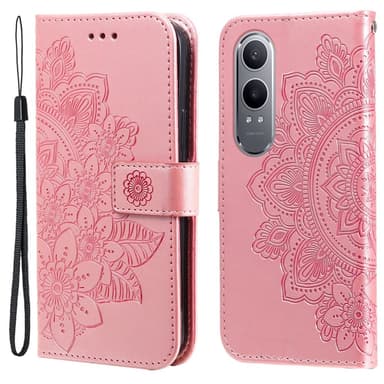 SKALO OnePlus Nord CE4 Lite 5G Mandala Flip Cover - Pink