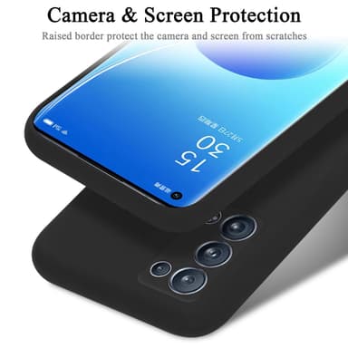 Oppo Reno6 PRO 5G Cover Etui Case (Sort)