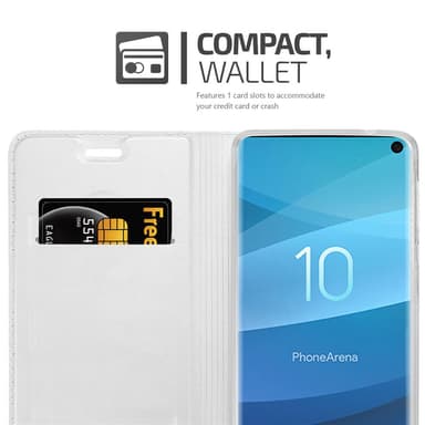Cover Samsung Galaxy S10 4G Etui Case (Sølv)