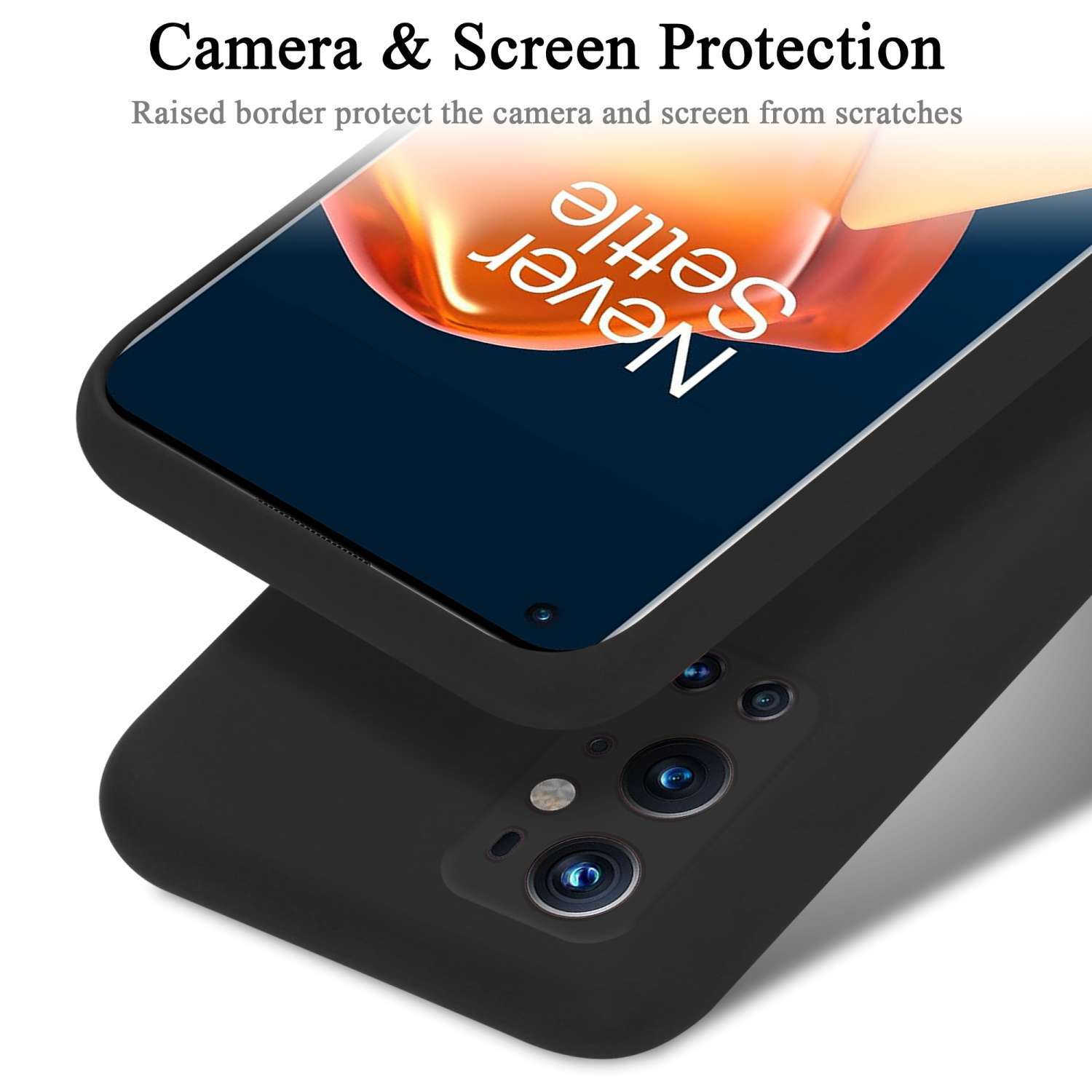 OnePlus 9 PRO Cover Etui Case (Sort)