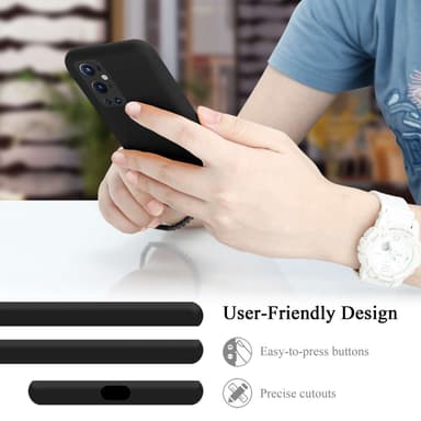 OnePlus 9 PRO Cover Etui Case (Sort)