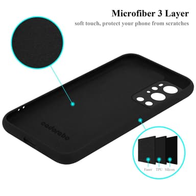 OnePlus 9 PRO Cover Etui Case (Sort)