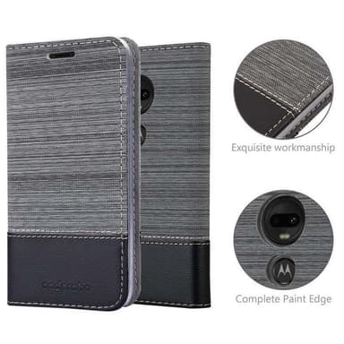Motorola MOTO G7 / G7 PLUS Pungetui Cover Case (Grå)