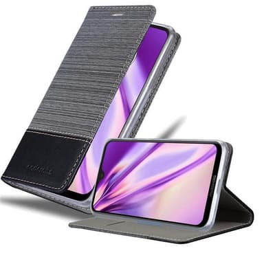 Motorola MOTO G7 / G7 PLUS Pungetui Cover Case (Grå)