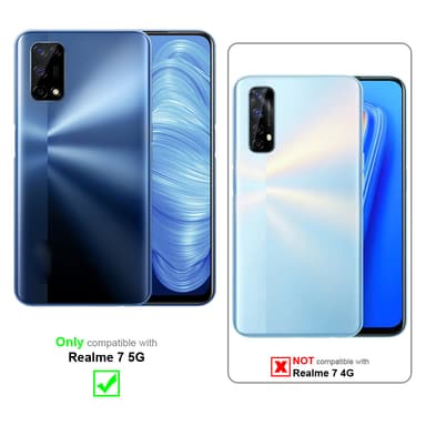 Cover Realme 7 5G Etui Case (Blå)
