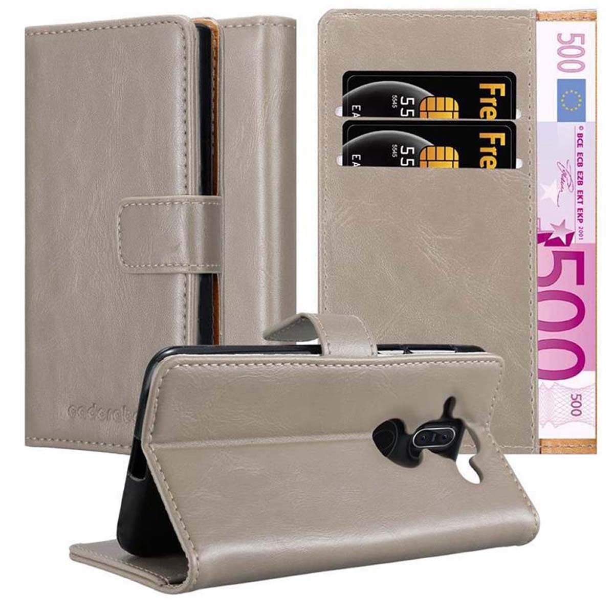 Cover Nokia 8 Sirocco Etui Case (Brun)