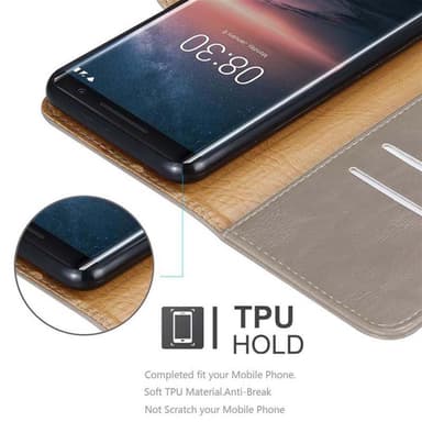 Cover Nokia 8 Sirocco Etui Case (Brun)