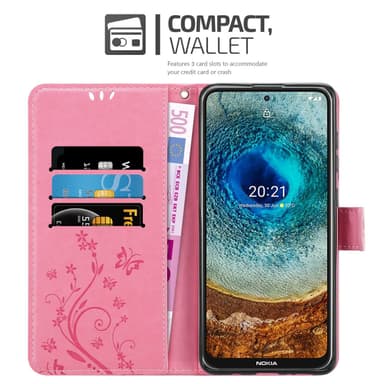 Nokia X10 / X20 Pungetui Cover Case (Lyserød)