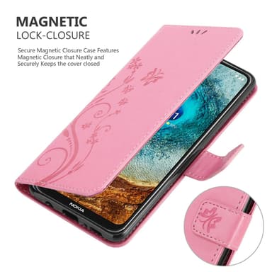 Nokia X10 / X20 Pungetui Cover Case (Lyserød)