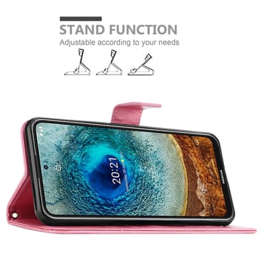 Nokia X10 / X20 Pungetui Cover Case (Lyserød)