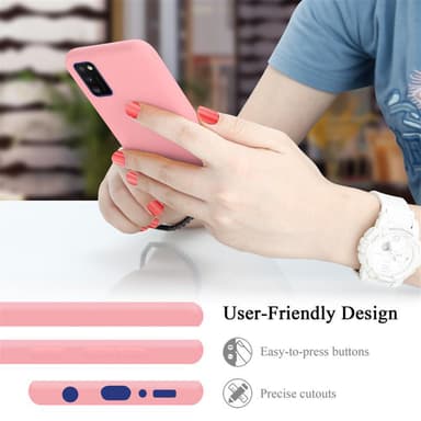 Samsung Galaxy A41 Cover Etui Case (Lyserød)