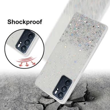 Oppo Reno6 5G Cover Etui Case (Gennemsigtig)