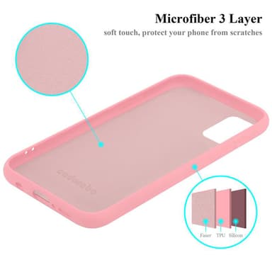 Samsung Galaxy A41 Cover Etui Case (Lyserød)