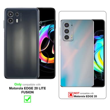 Motorola EDGE 20 LITE / FUSION Cover Etui Case (Grøn)
