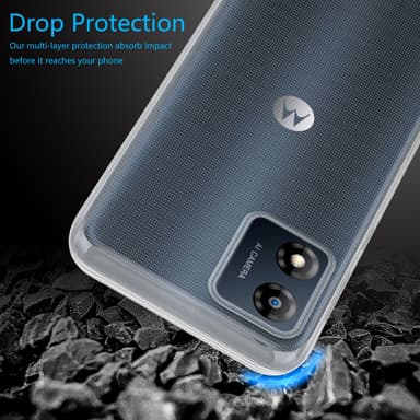 Motorola Moto E13 Cover TPU Etui (Gennemsigtig)