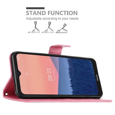 Nokia C21 Pungetui Cover Case (Lyserød)
