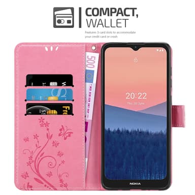 Nokia C21 Pungetui Cover Case (Lyserød)