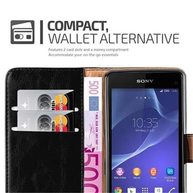 Cover Sony Xperia Z1 COMPACT Etui Case (Sort)