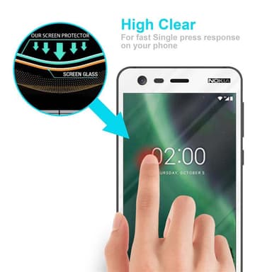 Skærmbeskytter Nokia 2 2017 Beskyttelsesglas
