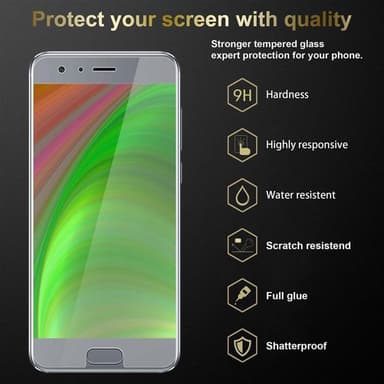Honor 9 3x Skærmbeskytter Beskyttelsesglas