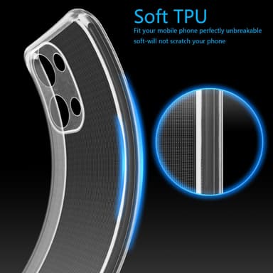 OnePlus Nord 3 5G Cover TPU Etui (Gennemsigtig)