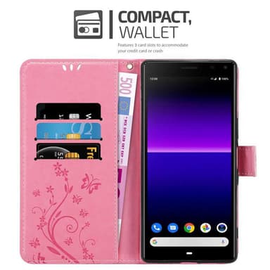 Sony Xperia 8 Pungetui Cover Case (Lyserød)