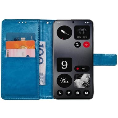 Wallet cover 3-kort Nothing CMF Phone 1 - Lyseblå