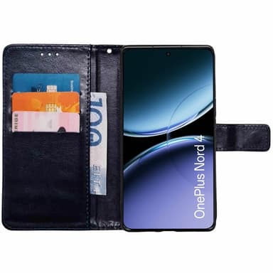 Wallet cover 3-kort OnePlus Nord 4 - Mørkeblå