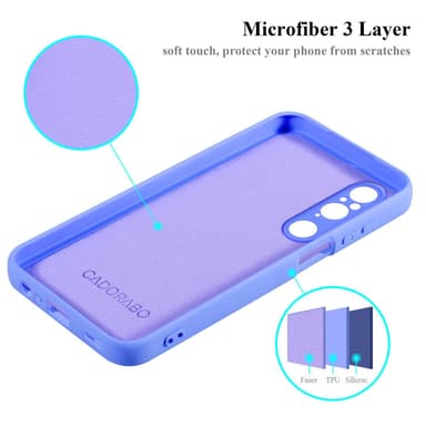 Sony Xperia 1 V Cover Etui Case (Lilla)