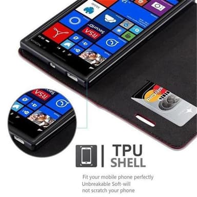 Nokia Lumia 830 Cover Etui Case (Rød)