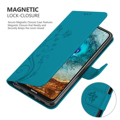 Nokia X10 / X20 Pungetui Cover Case (Blå)