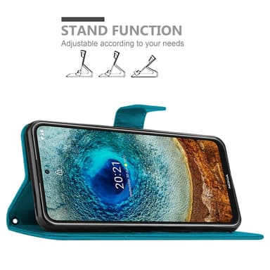Nokia X10 / X20 Pungetui Cover Case (Blå)