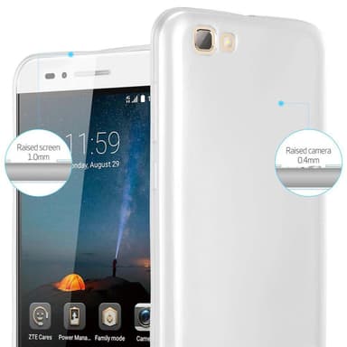 ZTE Blade A612 Cover Etui Case (Sølv)