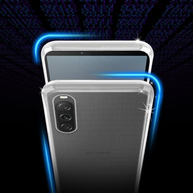 Sony Xperia 10 V Cover TPU Etui (Gennemsigtig)