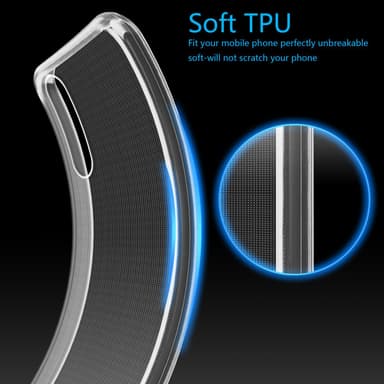 Sony Xperia 10 V Cover TPU Etui (Gennemsigtig)