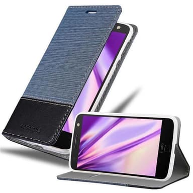 Motorola MOTO Z FORCE Pungetui Cover Case (Blå)