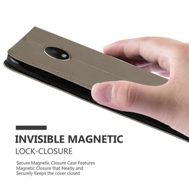 Pungetui Motorola MOTO G5 PLUS Cover Case (Brun)