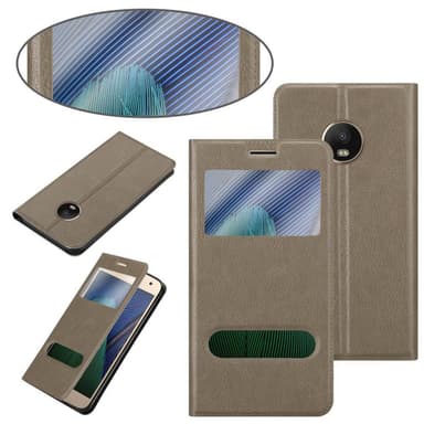 Pungetui Motorola MOTO G5 PLUS Cover Case (Brun)
