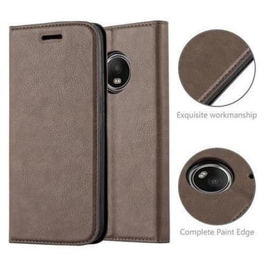 Motorola MOTO G5 Cover Etui Case (Brun)