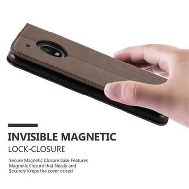 Motorola MOTO G5 Cover Etui Case (Brun)