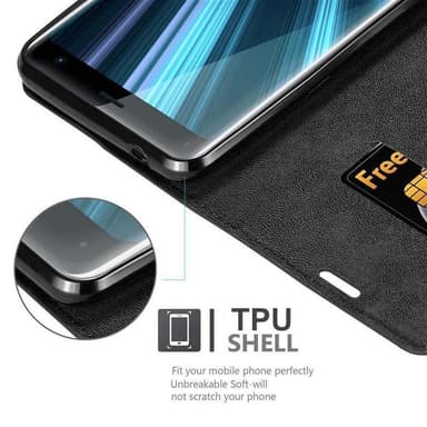 Sony Xperia XZ3 Cover Etui Case (Sort)