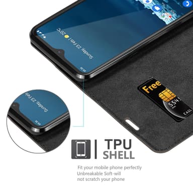 Nokia 5.3 Cover Etui Case (Brun)