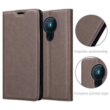 Nokia 5.3 Cover Etui Case (Brun)