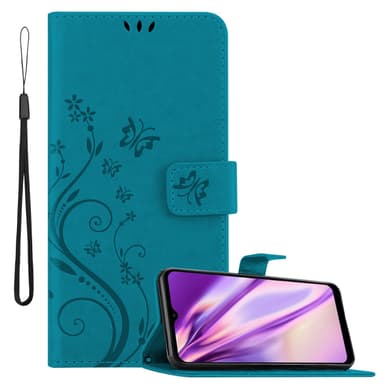 Motorola MOTO G10 / G30 Pungetui Cover Case (Blå)