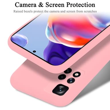 Xiaomi RedMi NOTE 11 PRO+ Cover Etui Case (Lyserød)