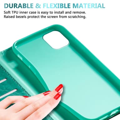 iPhone 11 Pungetui Cover Case (Turkis)