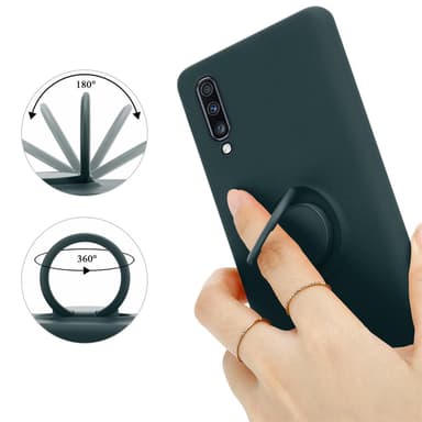 Samsung Galaxy A70 / A70s Cover Etui Case (Grøn)