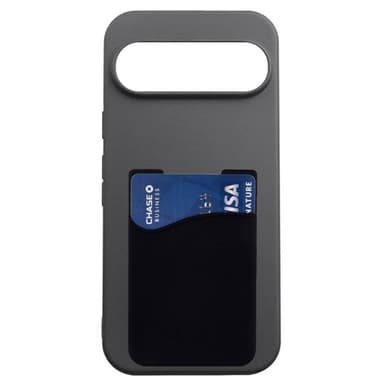 Silikone cover med kortholder Google Pixel 9 Pro - Sort