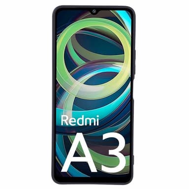 SKALO Xiaomi Redmi A3 Matte Black Ultra-tynd TPU Cover