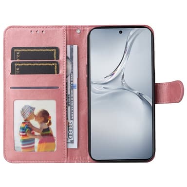 SKALO OnePlus Nord CE4 Lite 5G PU-læder Pungetui - Pink